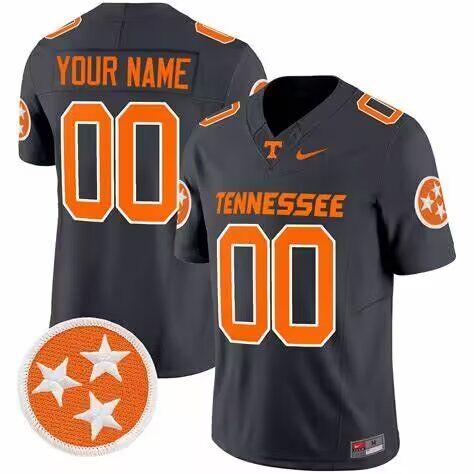 Men 2024 Tennessee Volunteers Custom black nike jersey